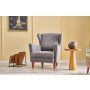 Atelier del Sofa Fotelja Lola Prestij Grey - slika 1