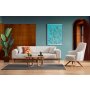 Atelier del Sofa Fotelja Kapri Cream - slika 3