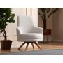 Atelier del Sofa Fotelja Kapri Cream - slika 1