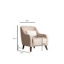 Atelier del Sofa Fotelja Buhara Ecru - slika 5