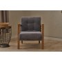 Atelier del Sofa Fotelja Kemer Grey - slika 2