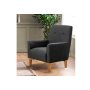 Atelier del Sofa Fotelja Vina Anthracite Atlantic Pine - slika 1