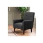 Atelier del Sofa Fotelja Vina Anthracite Walnut - slika 1