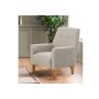 Atelier del Sofa Fotelja Vina Cream Atlantic Pine - slika 1