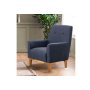 Atelier del Sofa Fotelja Vina Dark Blue Atlantic Pine - slika 1