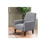 Atelier del Sofa Fotelja Vina Grey Walnut - slika 1