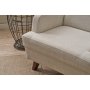 Atelier del Sofa Fotelja Kana Cream - slika 3