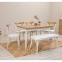 HANAH HOME Trpezarijski sto i stolice Oliver Acl Karina White - slika 2