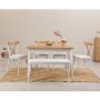 HANAH HOME Trpezarijski sto i stolice Oliver Acl Karina White - slika 1