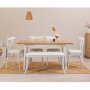 HANAH HOME Trpezarijski sto i stolice Oliver Acl White Karina White - slika 2