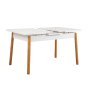 HANAH HOME Trpezarijski sto i stolice Santiago Atlantic White Grey - slika 5