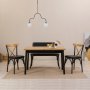 HANAH HOME Trpezarijski set Oliver Acl Karina Black V2 - slika 2