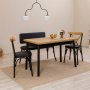 HANAH HOME Trpezarijski set Oliver Acl Karina Black V2 - slika 3