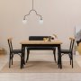 HANAH HOME Trpezarijski set Oliver Acl Karina Black V2 - slika 1