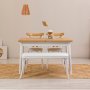 HANAH HOME Trpezarijski set Oliver Acl Karina White - slika 1