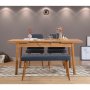 HANAH HOME Trpezarijski set Santiago Atlantice Navy Blue - slika 2