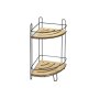 DAJAR DJ93851 POLICA ZA KUPATILO 19,5X19,5X36,5 CM - slika 1
