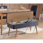 HANAH HOME Trpezarijski set Vina 1048 3 AtlanticDark Blue - slika 2