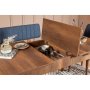 HANAH HOME Trpezarijski set Vina 1048 3 WalnutDark Blue - slika 3