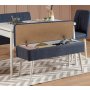HANAH HOME Trpezarijski set Vina 1048 3 WhiteDark Blue - slika 2