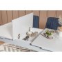 HANAH HOME Trpezarijski set Vina 1048 3 WhiteDark Blue - slika 3