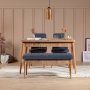 HANAH HOME Trpezarijski set Vina 1048 Dark Blue Atlantic - slika 1