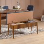 HANAH HOME Trpezarijski set Vina 1048 Dark Blue Walnut - slika 2