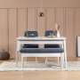 HANAH HOME Trpezarijski set Vina 1048 Dark Blue White - slika 1