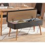 HANAH HOME Trpezarijski set Vina 1053 3 AnthraciteAtlantic - slika 2