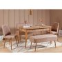 HANAH HOME Trpezarijski set Vina 0900 4 AtlanticStone - slika 1