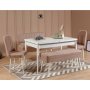HANAH HOME Trpezarijski set Vina 0900 4 WhiteStone - slika 1