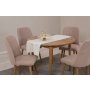 HANAH HOME Trpezarijski sto i stolice Vina 0900 Atlantic Pine Stone - slika 3