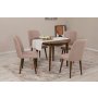 HANAH HOME Trpezarijski sto i stolice Vina 0900 Walnut Stone - slika 2