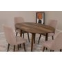 HANAH HOME Trpezarijski sto i stolice Vina 0900 Walnut Stone - slika 5