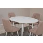 HANAH HOME Trpezarijski sto i stolice Vina 0900 White Stone - slika 5