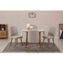 HANAH HOME Trpezarijski sto i stolice Vina 1005 Atlantic Pine Cream - slika 1
