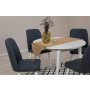 HANAH HOME Trpezarijski sto i stolice Vina 1048 White Navy Blue - slika 3