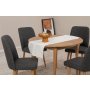 HANAH HOME Trpezarijski sto i stolice Vina 1053 Atlantic Pine Anthracite - slika 3