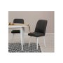 HANAH HOME Trpezarijski sto i stolice Vina 1053 White Anthracite - slika 4