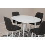 HANAH HOME Trpezarijski sto i stolice Vina 1053 White Anthracite - slika 5