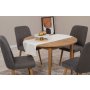 HANAH HOME Trpezarijski sto i stolice Vina 1501 Atlantic Pine Anthracite - slika 3