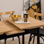 HANAH HOME Trpezarijski sto i stolice Oliver Acl Karina-Black - slika 3