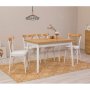 HANAH HOME Trpezarijski sto i stolice Oliver Acl Karina-White - slika 2
