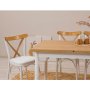 HANAH HOME Trpezarijski sto i stolice Oliver Acl Karina-White - slika 5