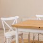 HANAH HOME Trpezarijski sto i stolice Oliver Acl White Karina-White - slika 3