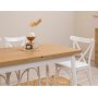 HANAH HOME Trpezarijski sto i stolice Oliver Acl White Karina-White - slika 4
