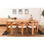 HANAH HOME Trpezarijski sto i stolice Cheri 6S - slika 2