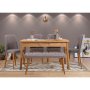 HANAH HOME Trpezarijski set Costa Atlantic Grey - slika 1