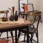 HANAH HOME Trpezarijski sto i stolice Oliver Sbt Barok Black - slika 3