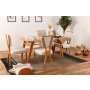 HANAH HOME Trpezarijski sto i stolice Palace Wooden Cream - slika 1